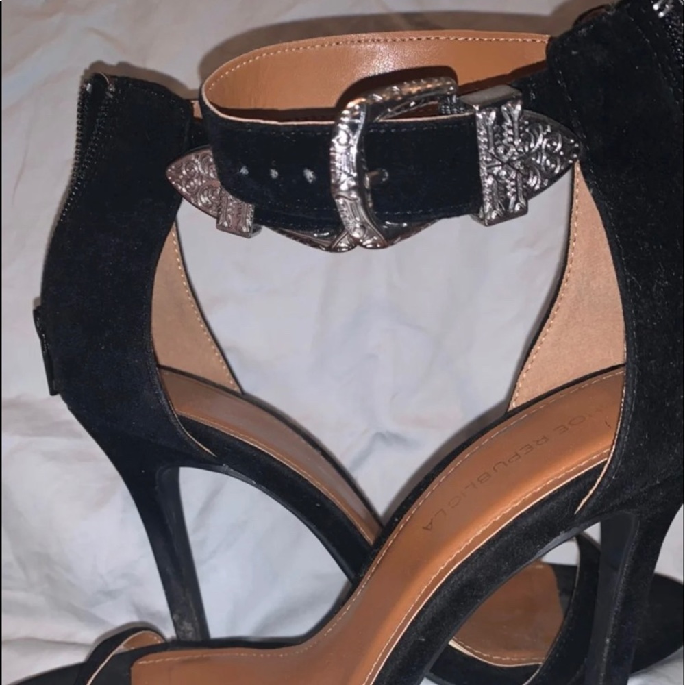 Black high heels